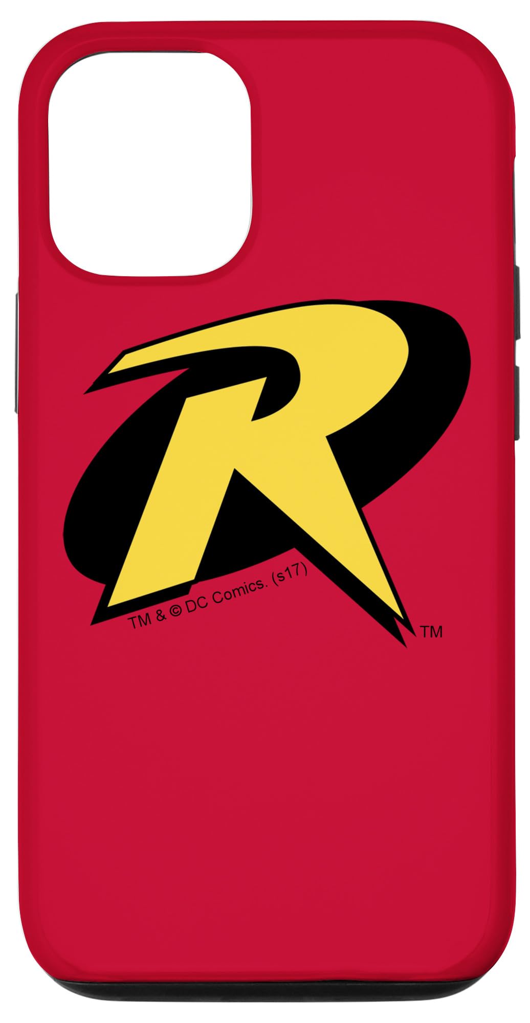 iPhone 12/12 Pro Batman Robin Logo Protective Case - Durable Shockproof Cover for Superhero Fans - Perfect for Daily Use, Cosplay & Comic Conventions