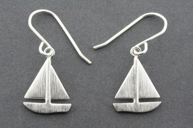 Sterling Silver Sailboat Earrings for Women - Nautical Jewelry Gift for Beach Lovers & Sailing Enthusiasts - Perfect for Summer Vacations, Boat Parties & Coastal Weddings