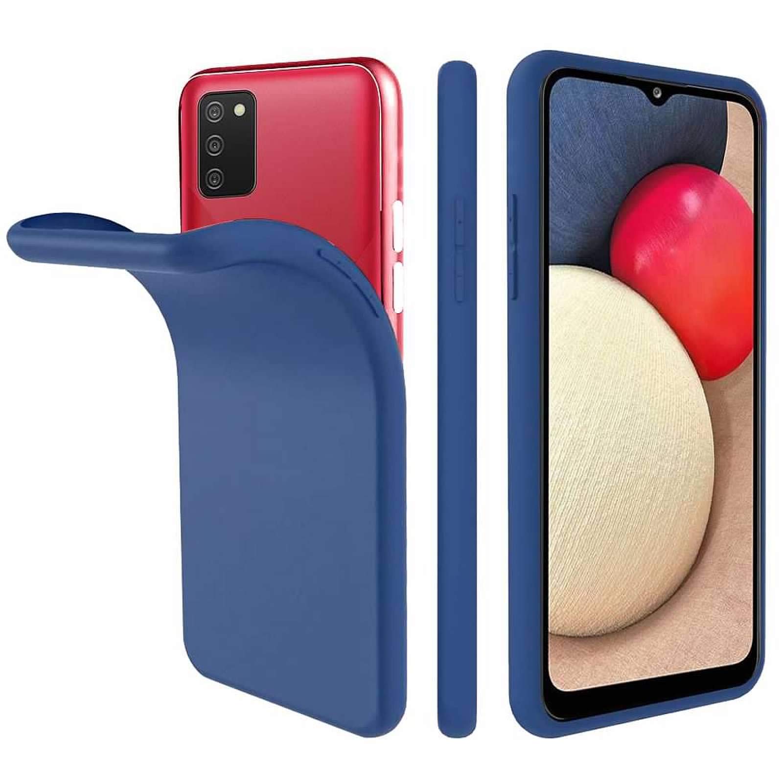 (8 Pack) Shockproof Soft Silicone Phone Case for Samsung Galaxy A03S & A02S - Red, Light Pink, Yellow, Deep Pink, Sky Blue, Purple, Blue, Black - Durable Protection for Everyday Use & Outdoor Activities