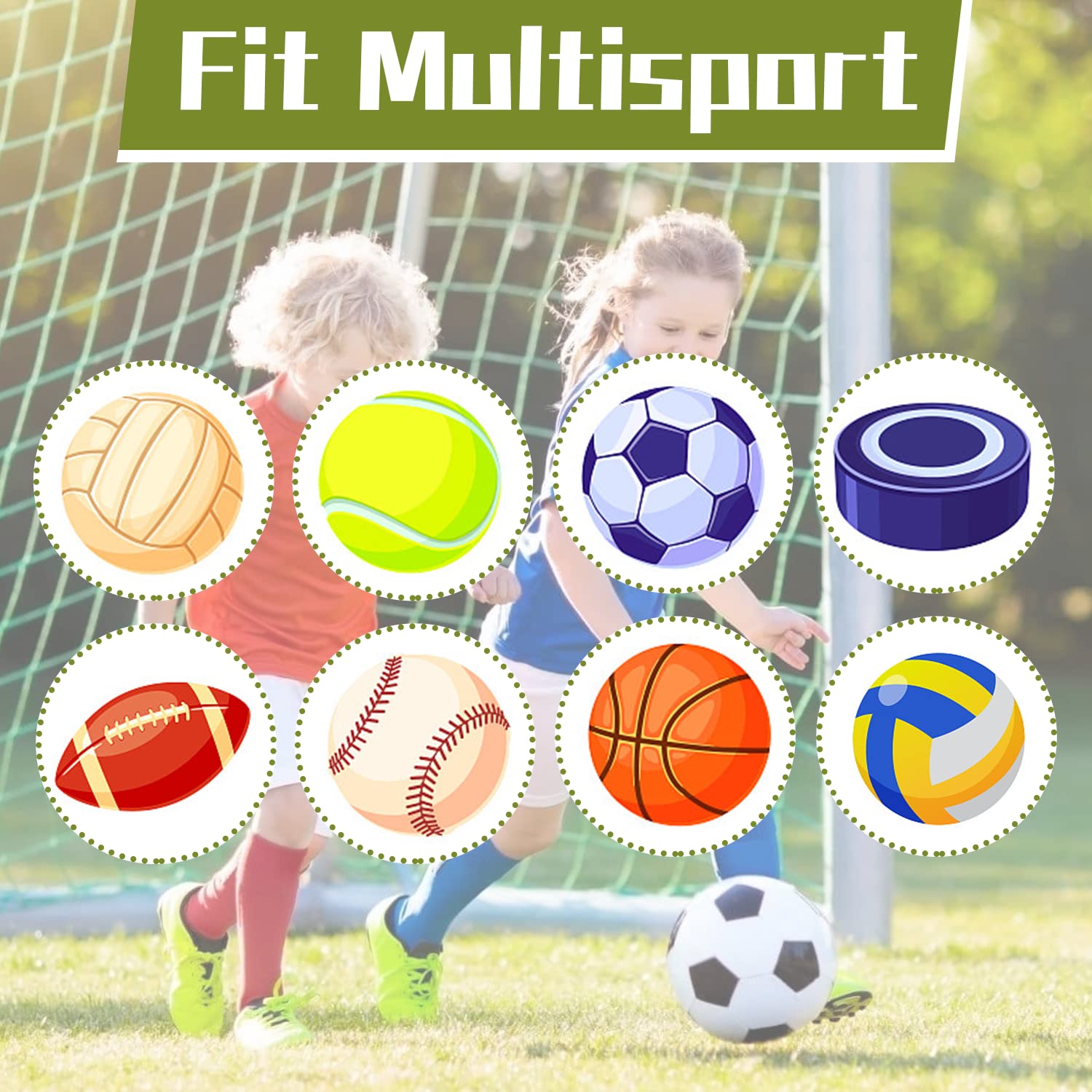 Zando Kids Soccer Socks - Knee High Cotton Athletic Socks for Boys & Girls | Breathable Youth Baseball Socks | Perfect for Soccer, Baseball & Sports Activities