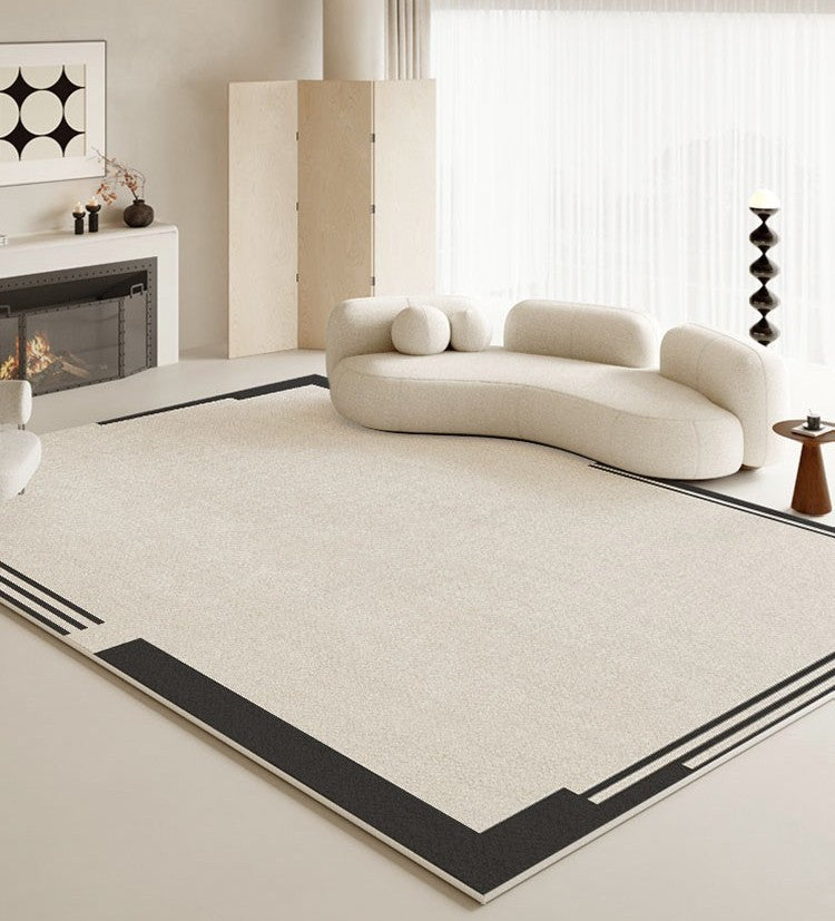 Modern Fluffy Area Rugs for Bedroom, Living Room & Office - Soft Contemporary Floor Rug for Under Sofa, Large Non-Slip Home Decor - Perfect for Cozy Spaces & High-Traffic Areas