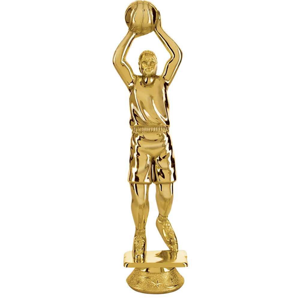 Premium Male Free Throw Basketball Trophy Award - Customizable Sports Trophies for Tournaments, Championships & Player Recognition