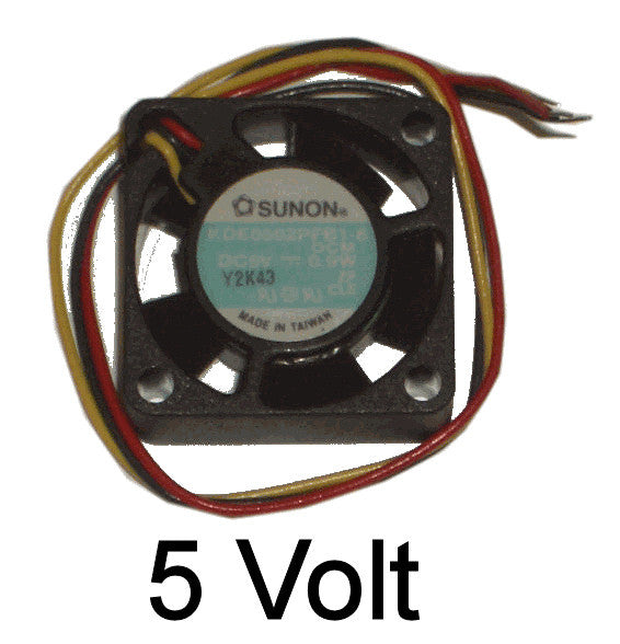 Sunon 25mm x 10mm High Speed 3-Wire Cooling Fan - KDE0502PFB1 8 - Perfect for PC Cooling, Electronics & DIY Projects