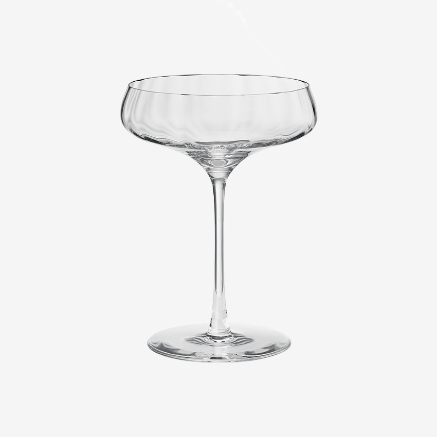 Georg Jensen Bernadotte Cocktail Coupe Glass Set of 2 - Elegant Stemware for Champagne, Cocktails & Desserts - Perfect for Parties, Weddings & Fine Dining