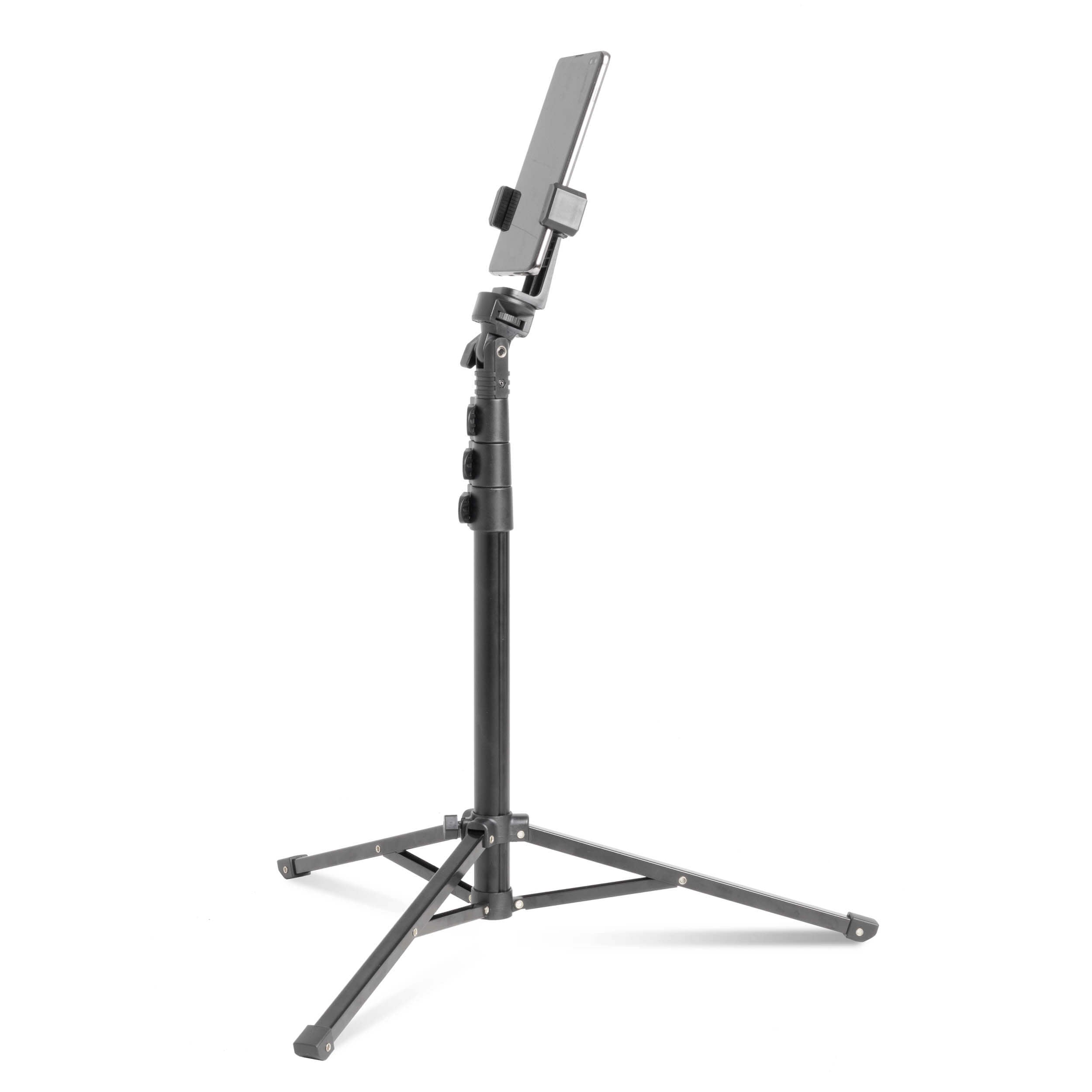 360° Rotatable Tilt Head Tripod Stand with Smartphone Mount - Perfect for Vlogging, Live Streaming & Photography