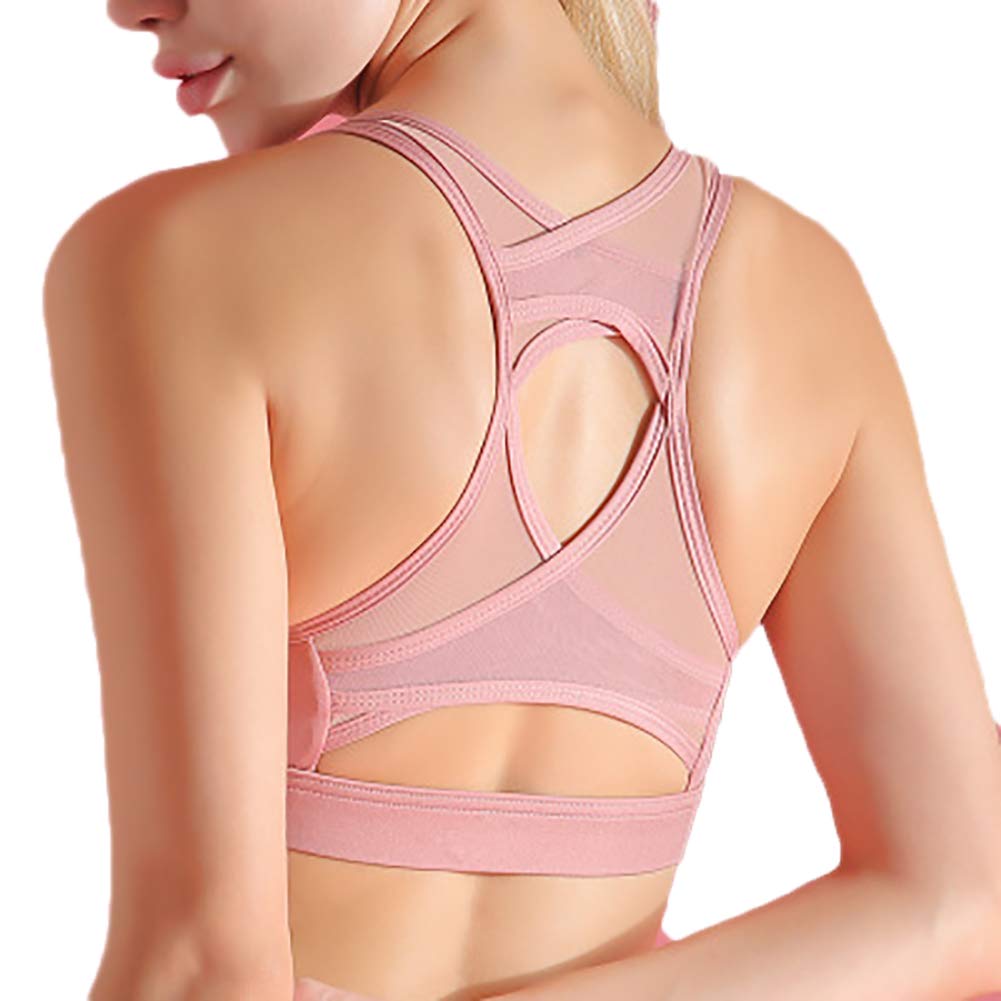 High Support Women's Sports Bras - Breathable Mesh Athletic Top for Running, Training & Workouts | Perfect for Gym, Yoga & Active Lifestyle