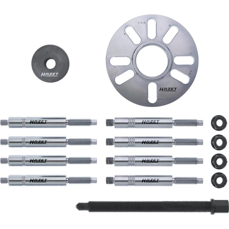 Hazet 4935 2/15 Wheel Hub and Cardan Shaft Extractor Set - Professional Automotive Repair Tool for Wheel Bearing Removal and Driveshaft Service