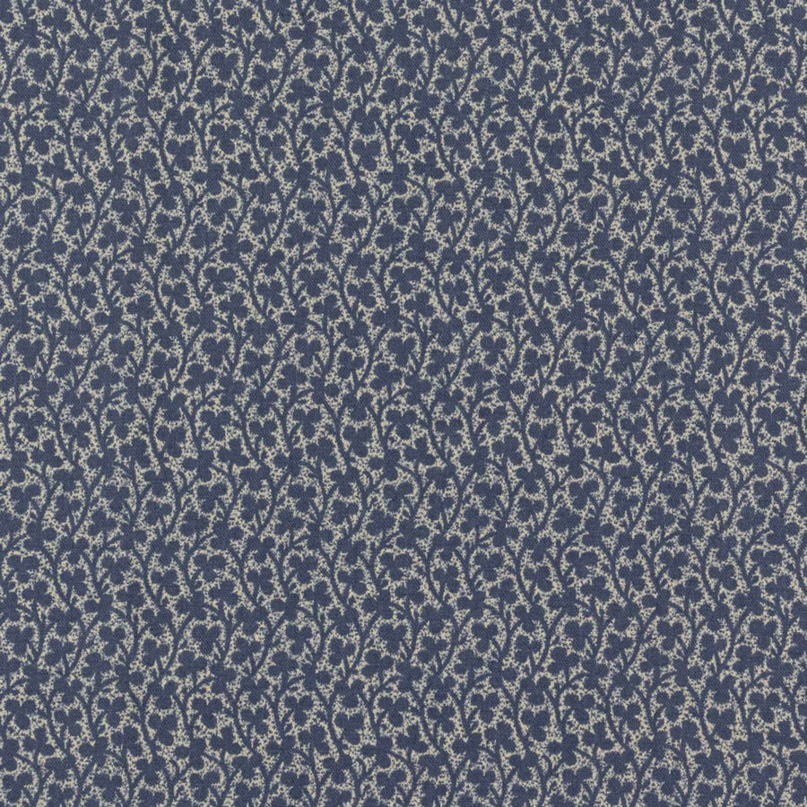 Premium Clover Linen & Indigo Fabric Samples - Natural Textile Swatches for DIY Sewing, Upholstery & Home Decor Projects