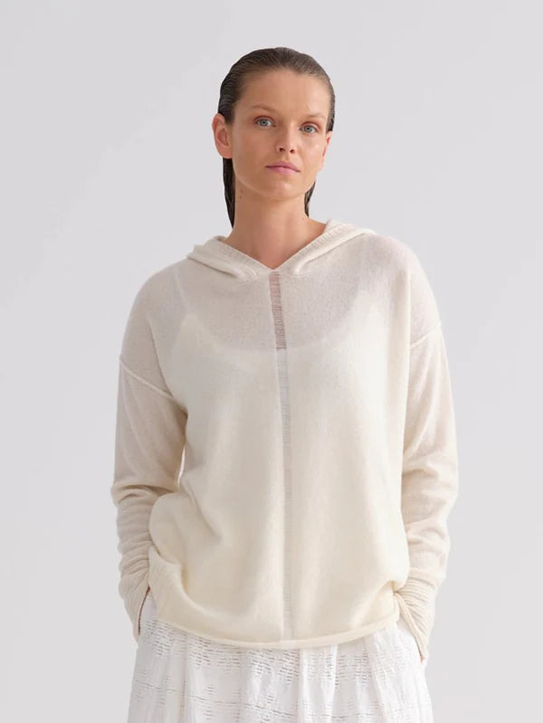 Luxury Cashmere Hoodie for Women & Men - Soft Natural Color Pullover Sweatshirt - Perfect for Winter, Travel & Casual Wear
