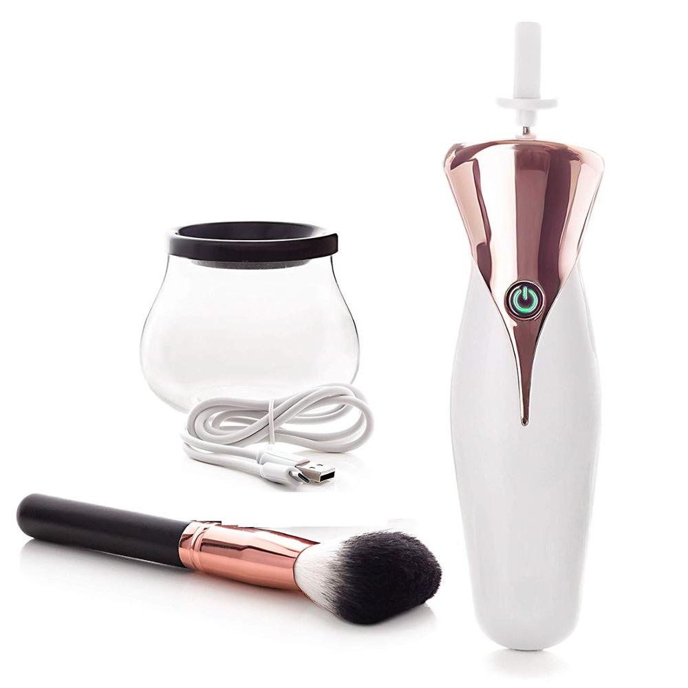 Electric Makeup Brush Cleaner USB-Powered - Deep Clean & Sanitize Brushes for Flawless Makeup Application at Home or Salon