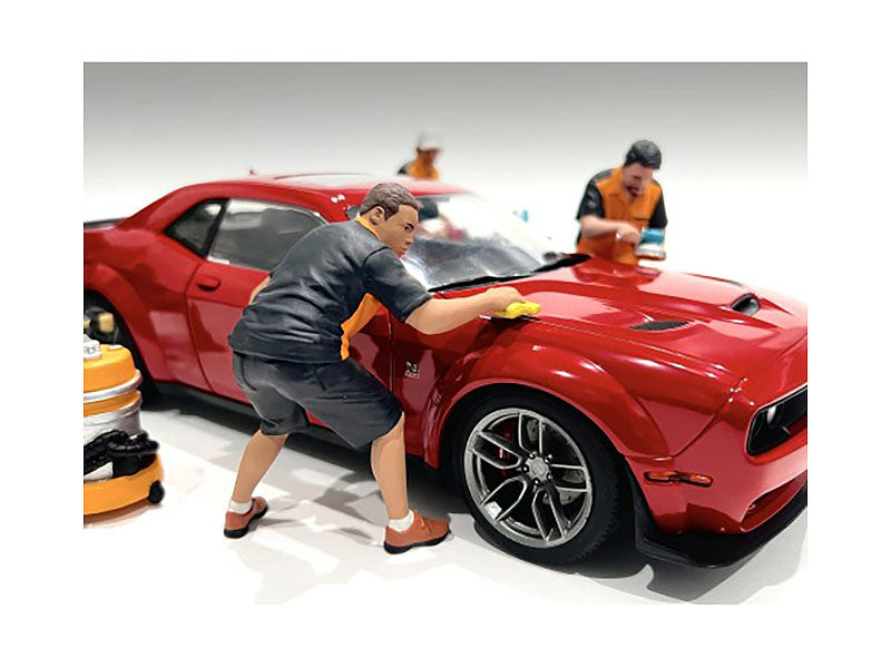 American Diorama Detail Masters Figure 5 Polish & Shine Kit for 1/18 Scale Model Cars - Perfect for Realistic Detailing & Display Showcases