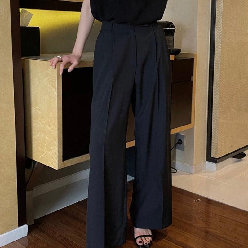 Lovevop Women's Casual High Waist Wide Leg Pants - Comfortable Lounge Pants for Work, Travel & Everyday Wear