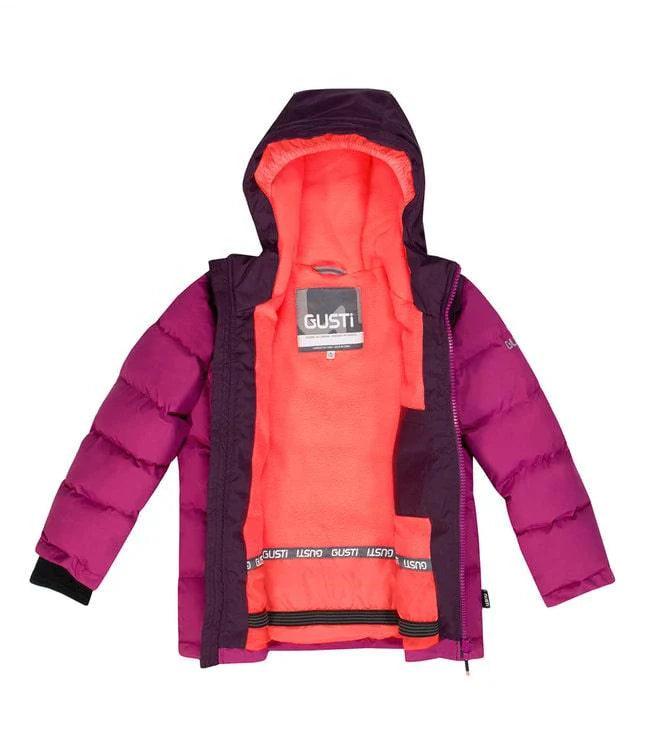 Gusti Grace Winter Snowsuit for Kids - Warm Waterproof Fuschia Pink Snow Suit for Toddlers & Infants | Perfect for Snow Play, Skiing & Outdoor Winter Activities