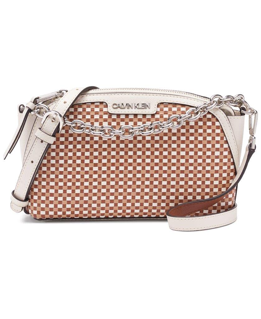Calvin Klein Hailey Micro Pebble Leather Small Crossbody Bag for Women | Fashionable Shoulder Purse for Daily Use, Work, and Travel