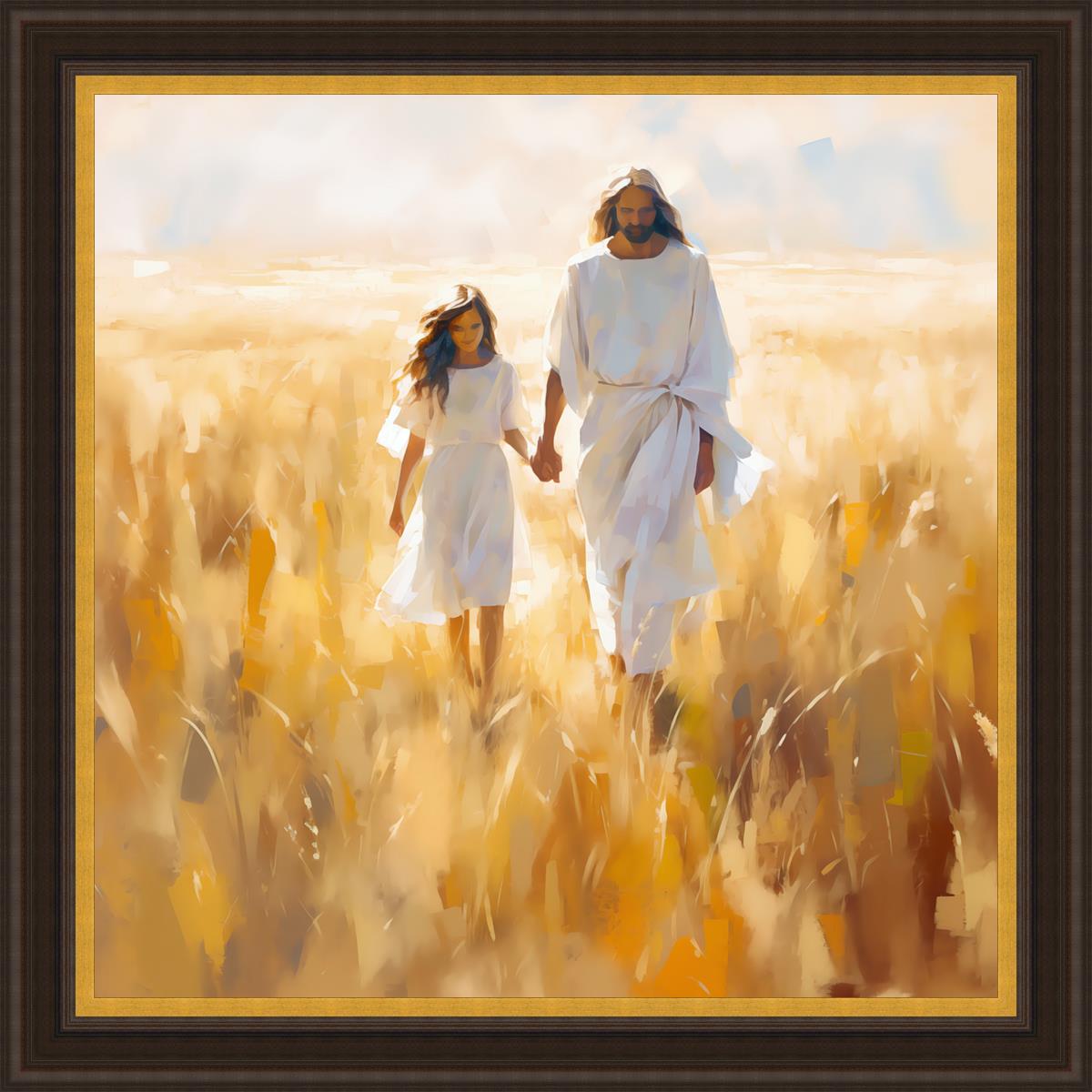 Come Follow Me Large Wall Art - Inspirational Christian Home Decor for Living Room, Bedroom & Office - Perfect Gift for Religious Families