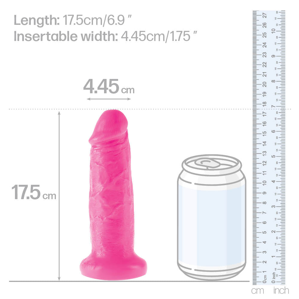 Dillio 6-Chub Thick Realistic Dildo for Women & Men - Extra Girthy Silicone Adult Toy for Solo Play & Couples Use - Perfect for BDSM, Fantasy Roleplay & Spicing Up Your Sex Life