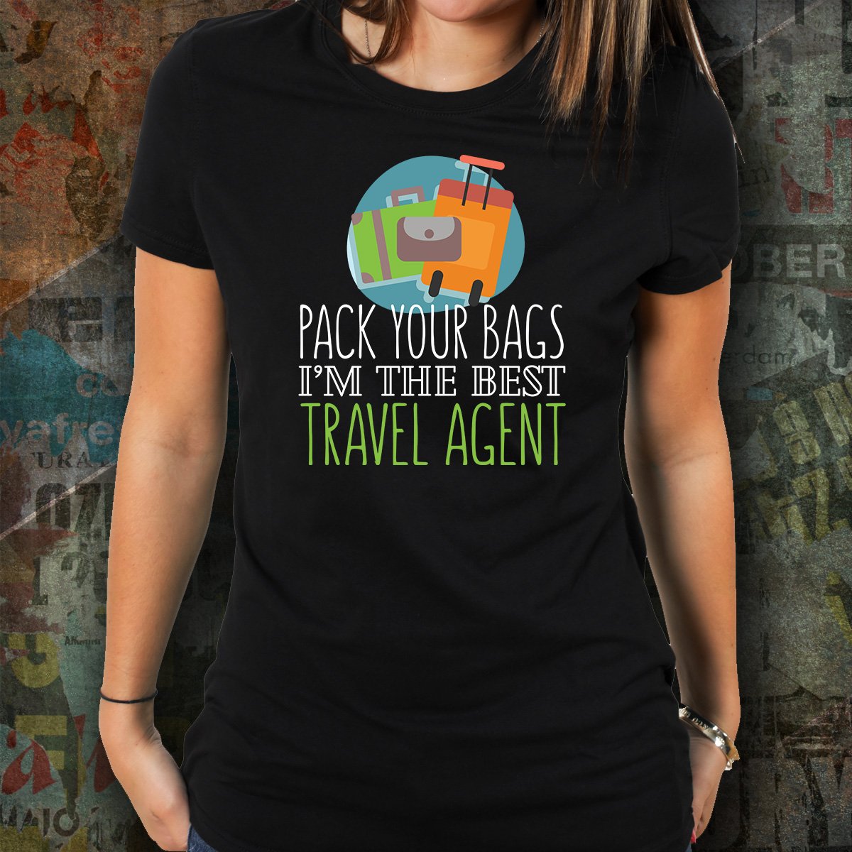 Funny Travel Agent T-Shirt - Unisex Graphic Tee for Travel Professionals | Perfect Gift for Travel Agents & Vacation Planners | Office Wear & Travel Enthusiast Apparel