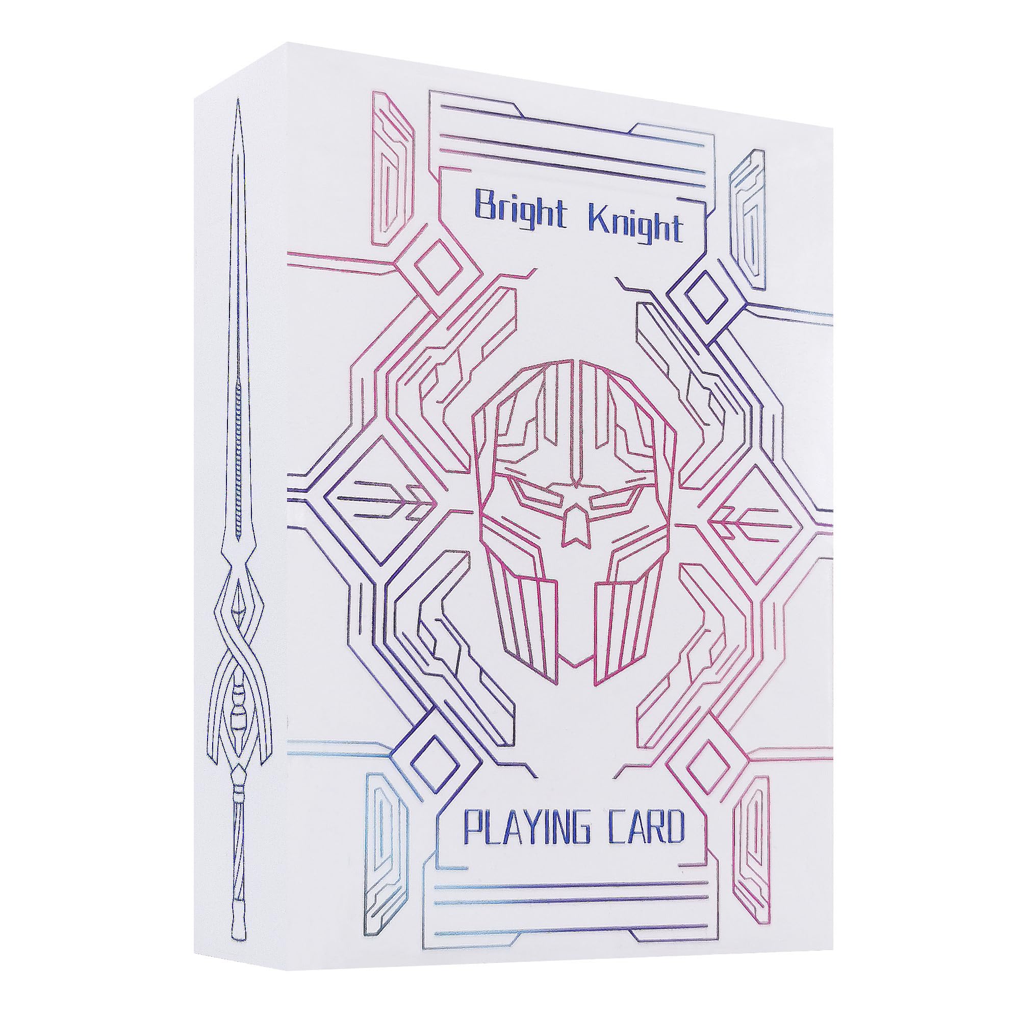 Premium White Knight Cardistry Playing Cards - Professional Poker Deck for Magic Tricks, Card Games & Collectibles - Ideal for Adults, Kids, Parties & Cardistry Performances