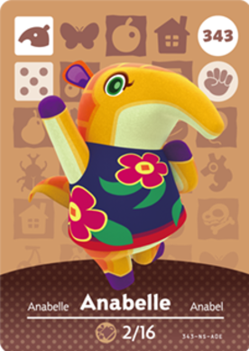Anabelle Animal Crossing Amiibo Card Series 4 - Official Nintendo Collectible Trading Cards for Animal Crossing New Horizons - Perfect for Gaming, Collecting & Gift Giving