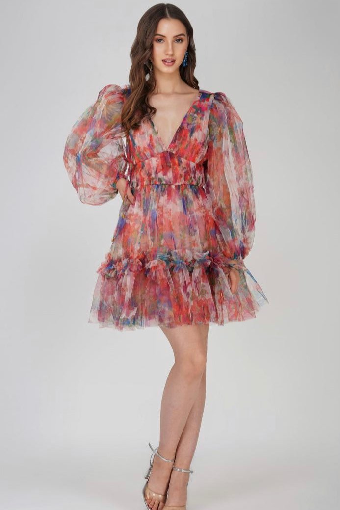 Floral Print Gracelyn Mini Dress - Elegant & Stylish Summer Dress for Women, Perfect for Parties, Dates & Casual Outings