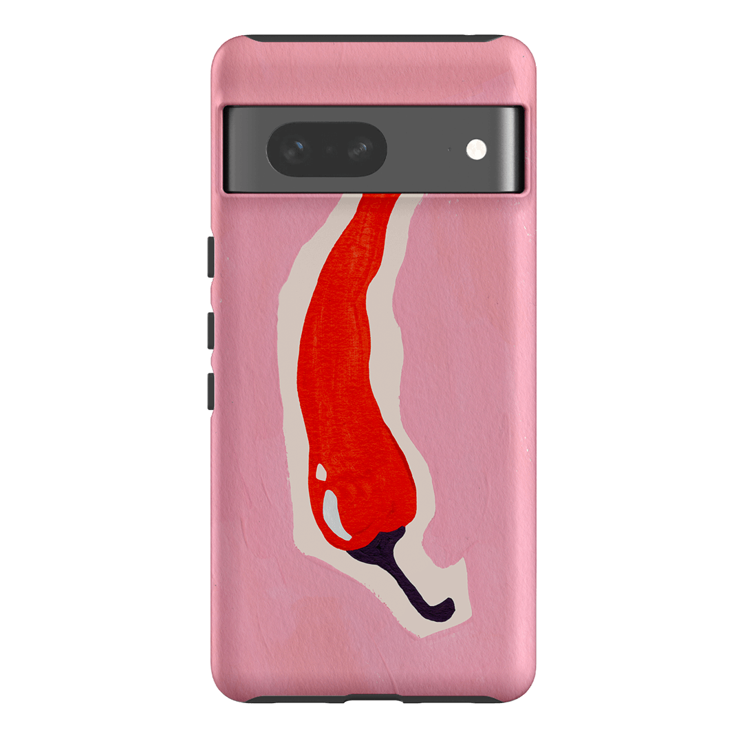 Premium Spicy Chili Pepper Pattern Phone Case - Durable Protective Cover for iPhone & Samsung - Perfect for Food Lovers & Trendy Accessories