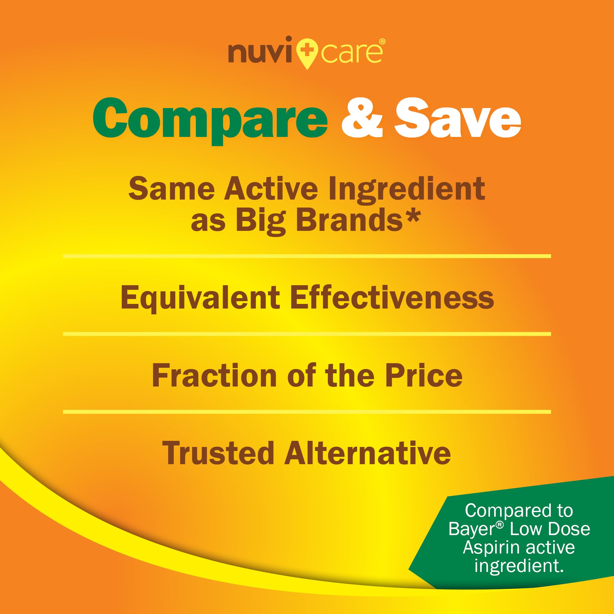 Low Dose Aspirin 81mg Coated Caplets for Adults - 300 Count | Compare to Bayer Aspirin | Heart Health Support & Daily Wellness | Perfect for Cardiovascular Care & Pain Relief