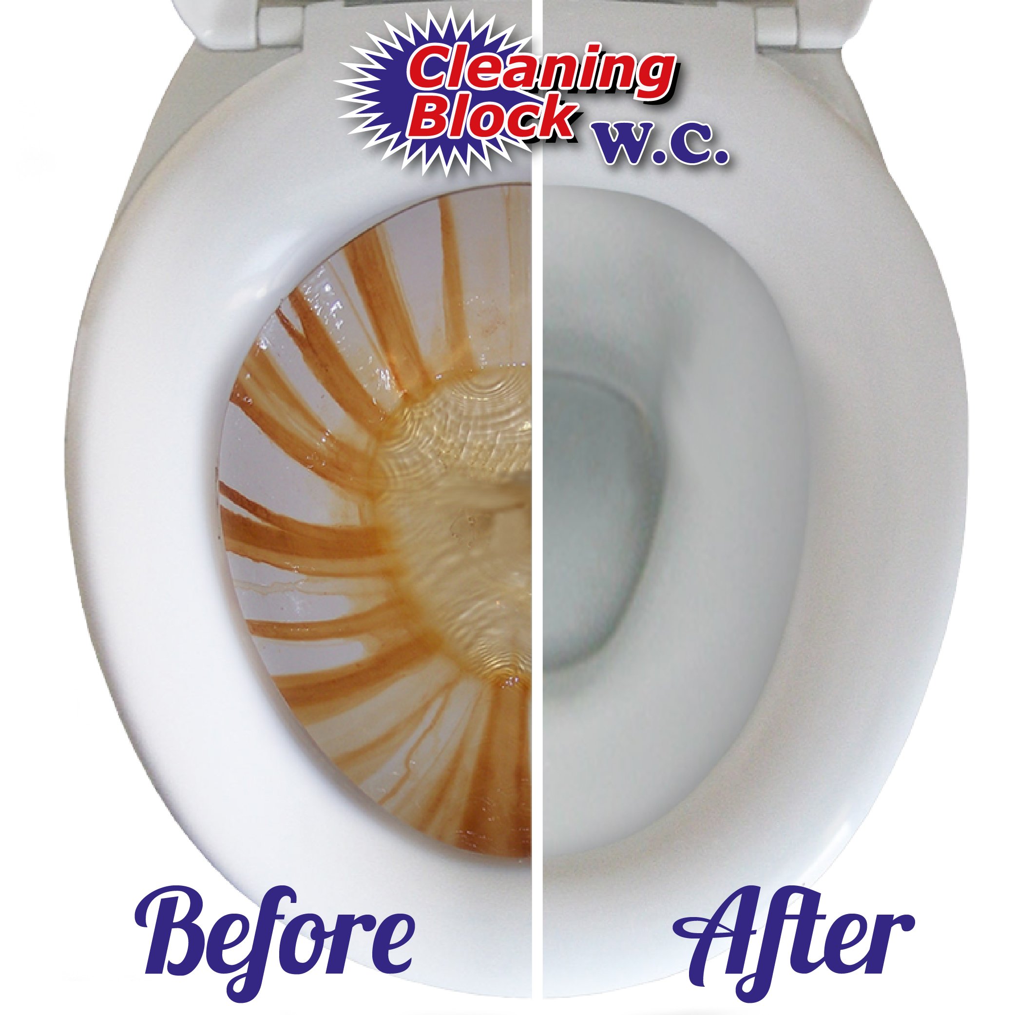 Toilet Cleaning Block with Handle - Grey for Bathroom Hygiene