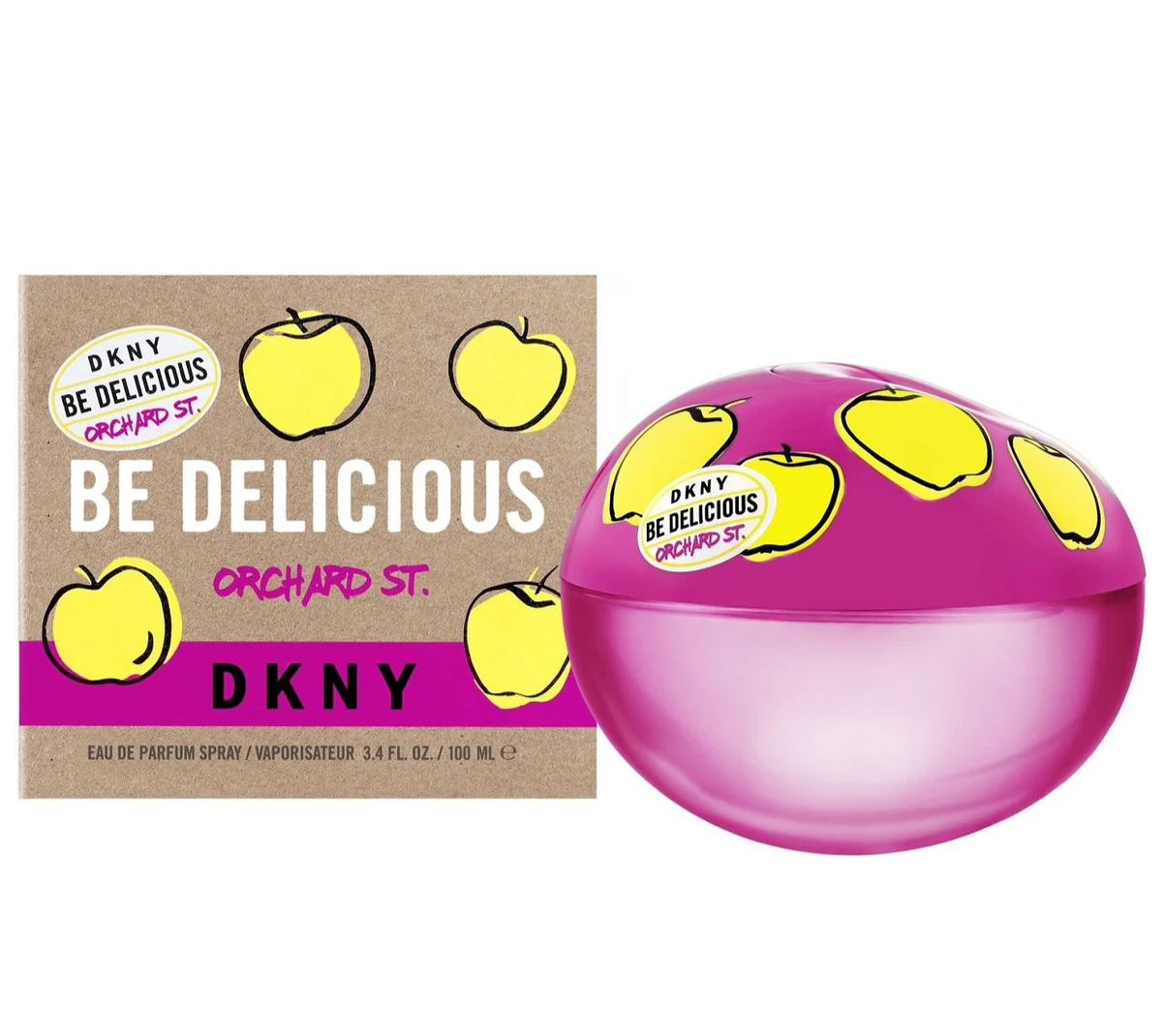 DKNY Be Delicious Orchard Street Women's Perfume - 100ML EDP Spray for Women | Floral Fruity Fragrance for Daily Wear & Special Occasions