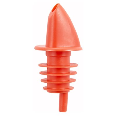 Winco Free Flow Pourer - Red (12 Pack) | Premium Bar Pour Spout for Liquor Bottles | Ideal for Bartending, Home Bars & Restaurants