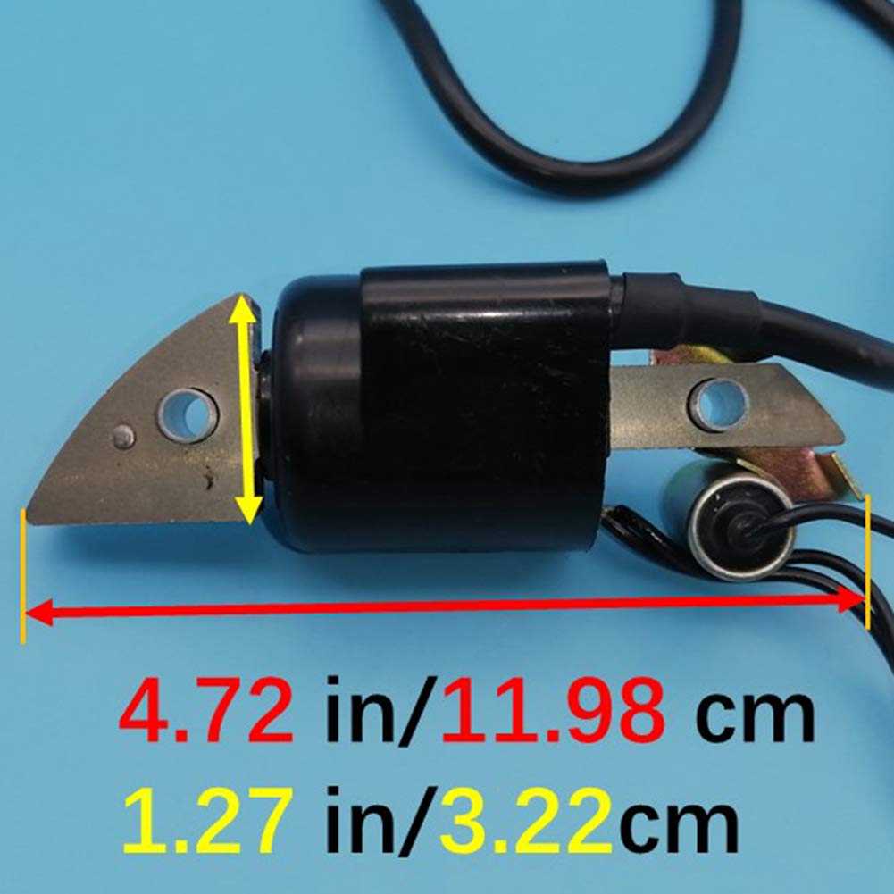 High-Performance Ignition Coil Replacement for Honda Tillers G150 G200 G300 Engine - Compatible with 30500-887-303, 30560-883-T00, 30560-883-015, 30560-887-015, 30560-887-791, Z572 - Perfect for Lawn & Garden Equipment Maintenance