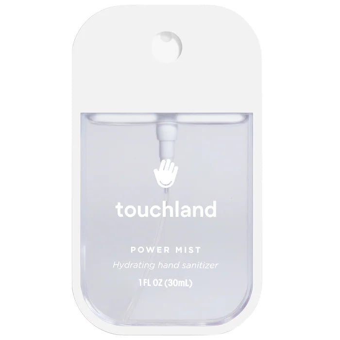 Power Mist Hand Sanitizer & Moisturizer by Touchland | Alcohol-Based Hydrating Hand Spray for On-the-Go Use | Travel, Office, Gym & Daily Hygiene Essential