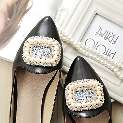 Sparkly Rhinestone Mules for Women - Pointed Toe Slip On Dress Shoes | Comfortable Backless Loafers & Slides for Parties, Weddings & Office Wear