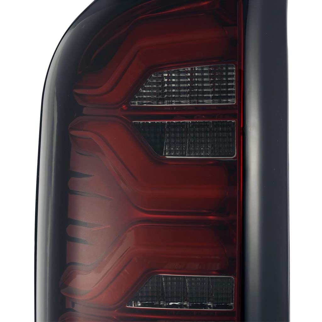 AlphaRex PRO-Series LED Tail Lights for Toyota Tacoma 2016-2020 - Red Smoke (Part# 680020) | Upgrade Your Truck's Style & Safety | Perfect for Night Driving & Off-Road Adventures