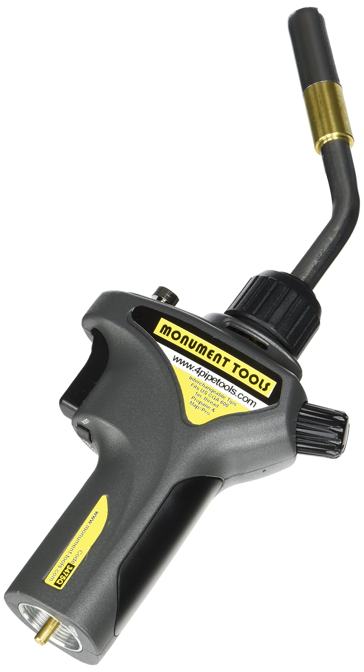 Monument 3475 3475G Pro Gas Torch with Super Cyclone Tip - High Performance Welding & Soldering Torch for Metalworking, Plumbing, and DIY Projects