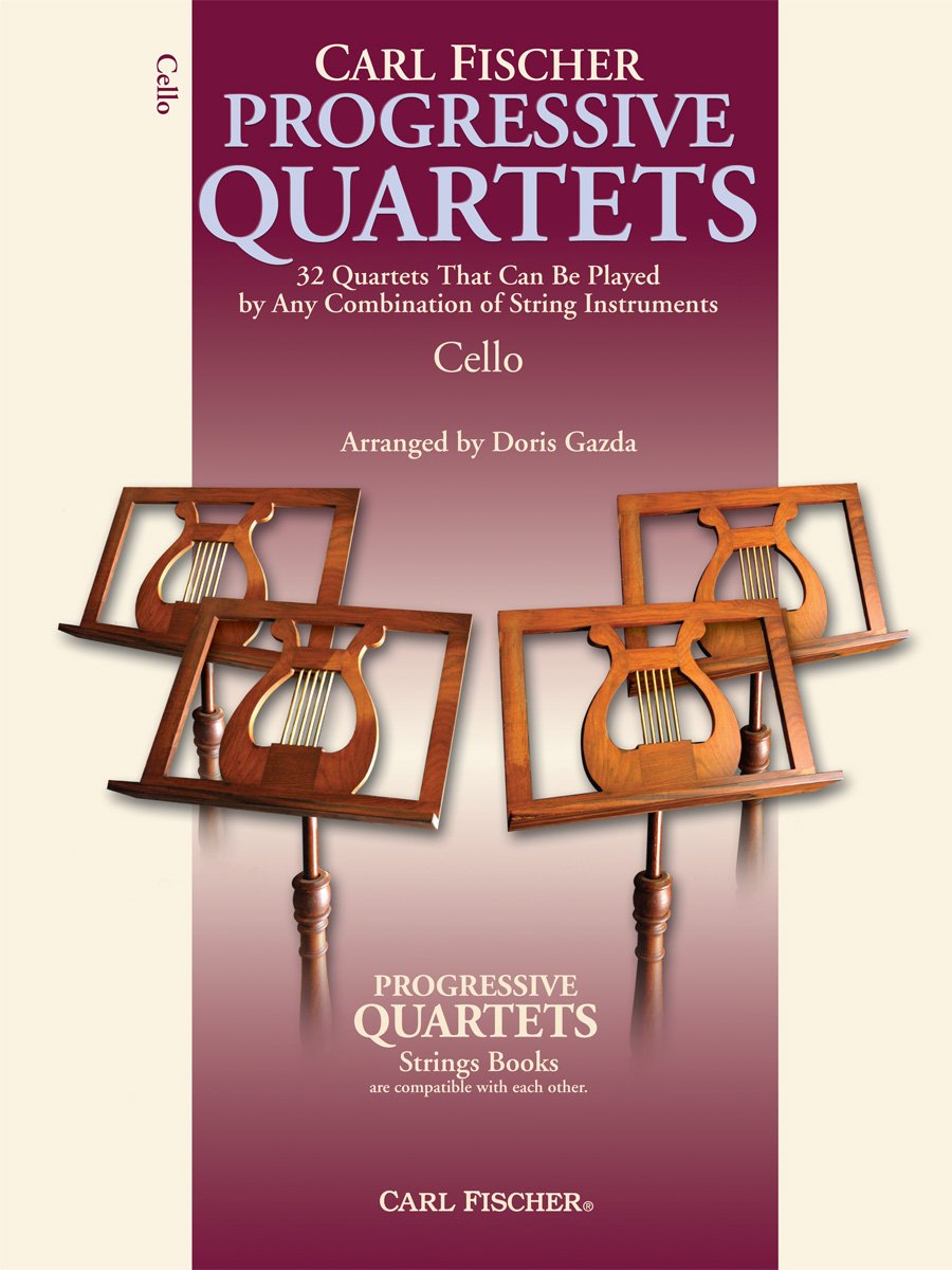 BF71 - Progressive Quartets for Strings - Cello (Ensemble Music) | Perfect for Music Students & String Quartet Practice