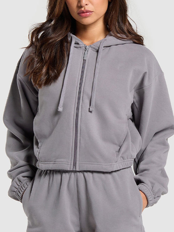 ZASUWA Women's Casual Zip Up Hoodie Jacket - Stylish & Comfortable for Everyday Wear, Outdoors & Lounge