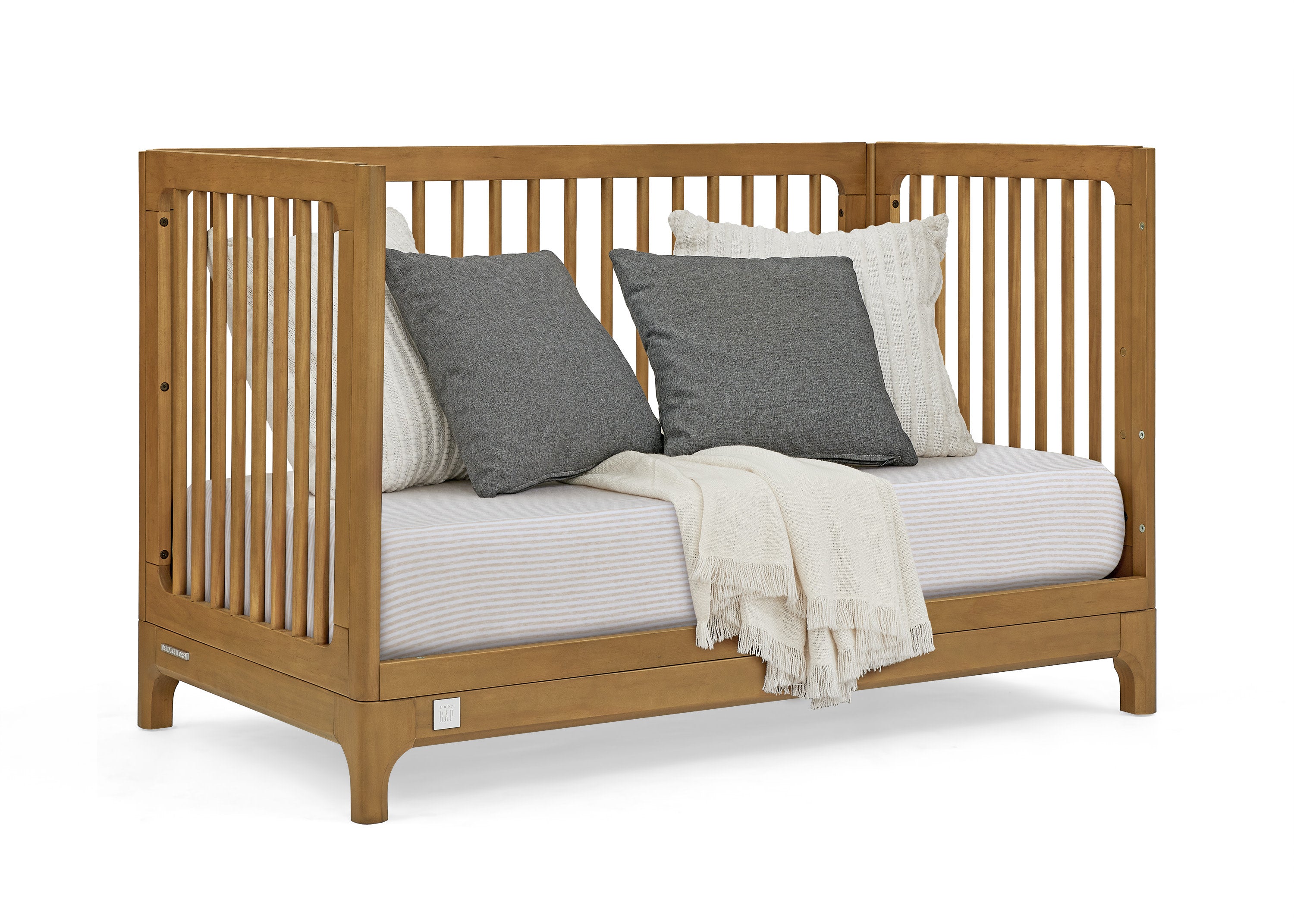 BabyGap Wren 4-in-1 Convertible Crib - Nursery Furniture for Newborn to Toddler | Safe & Stylish Baby Bed for Nursery, Bedroom & Daycare