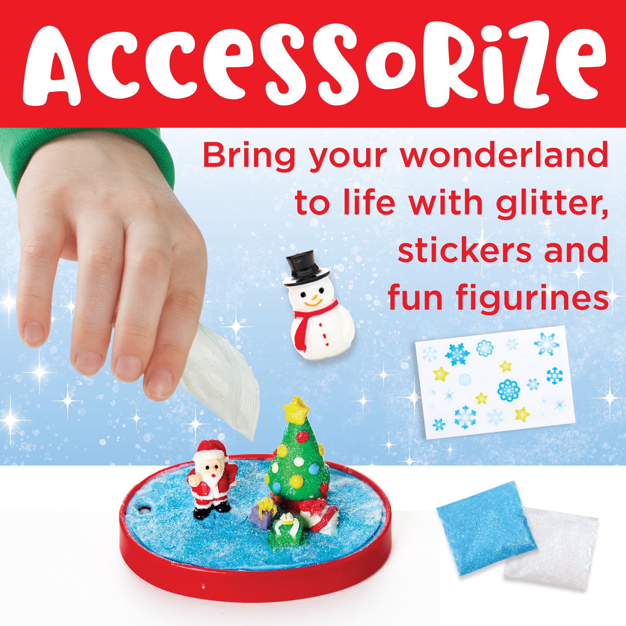 DIY Holiday Snow Globes Kit - Create Custom Christmas Ornaments & Winter Decorations - Perfect for Christmas Gifts, Home Decor, and Family Crafting Activities