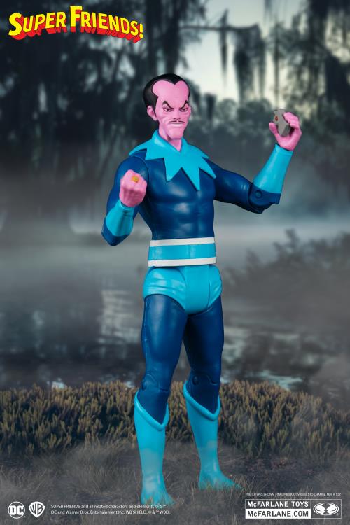 Super Friends DC Retro Sinestro Action Figure - Collectible 7-Inch Figure for Fans & Display - Perfect for Comic Book Lovers, Gift Giving & Home Decor