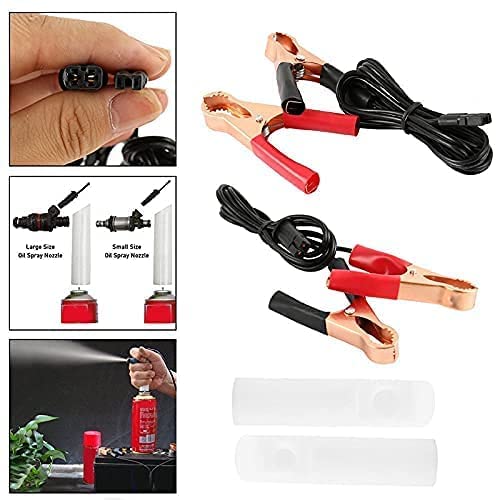 Universal Auto Car Fuel Injector Nozzle Flush Cleaner Adapter Kit - Professional DIY Fuel System Cleaning Tool Set for Gasoline & Diesel Engines - Perfect for Maintenance, Tune-Ups & Performance Enhancement