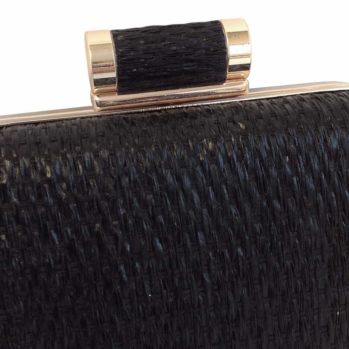 JNB Raffia Straw Box Clutch - Handwoven Natural Straw Handbag for Women - Perfect for Beach, Summer, and Boho Fashion Accessories
