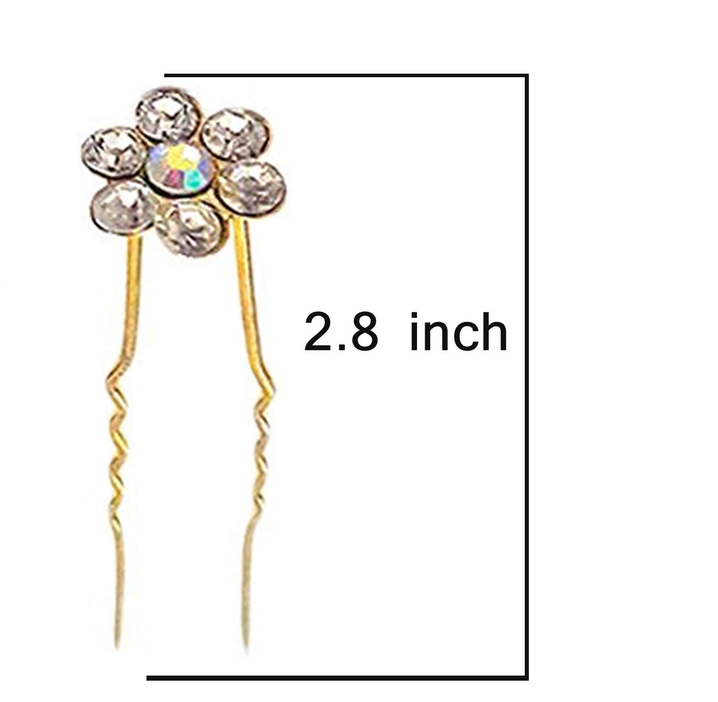 Elegant Juda Pins for Bun Decoration - 12Pcs Golden Hair Pins Set for Women and Girls - Perfect for Weddings, Parties and Special Occasions - 15 Grams Pack of 1