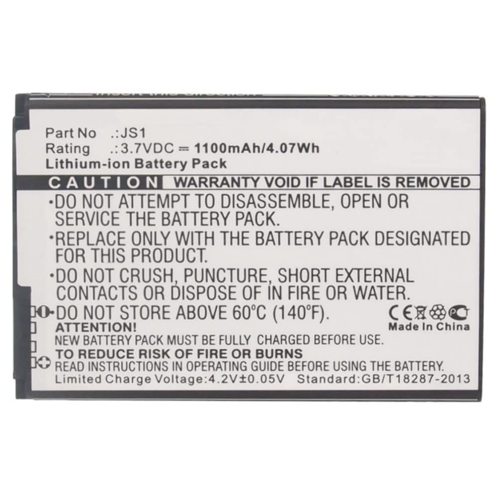 Synergy Blackberry JS1 Battery 1100mAh - Long Lasting Power for Business & Travel