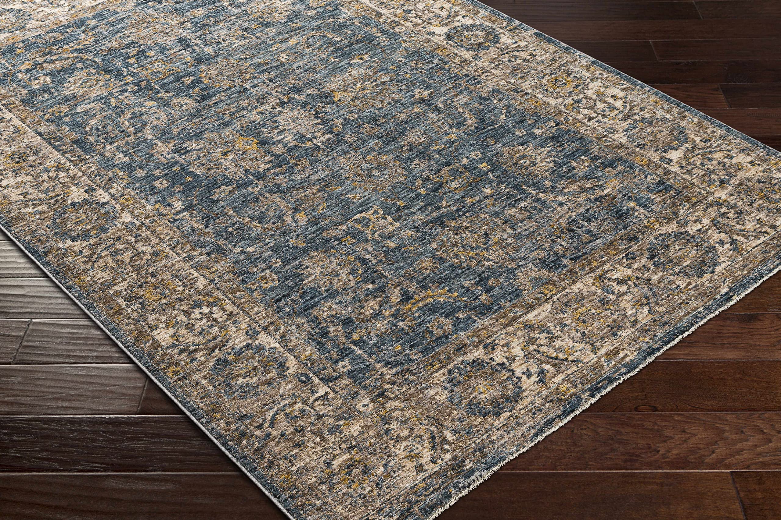 Hauteloom Gimli Soft Area Rug for Living Room & Bedroom - Brown, Gray, Beige - 2'7