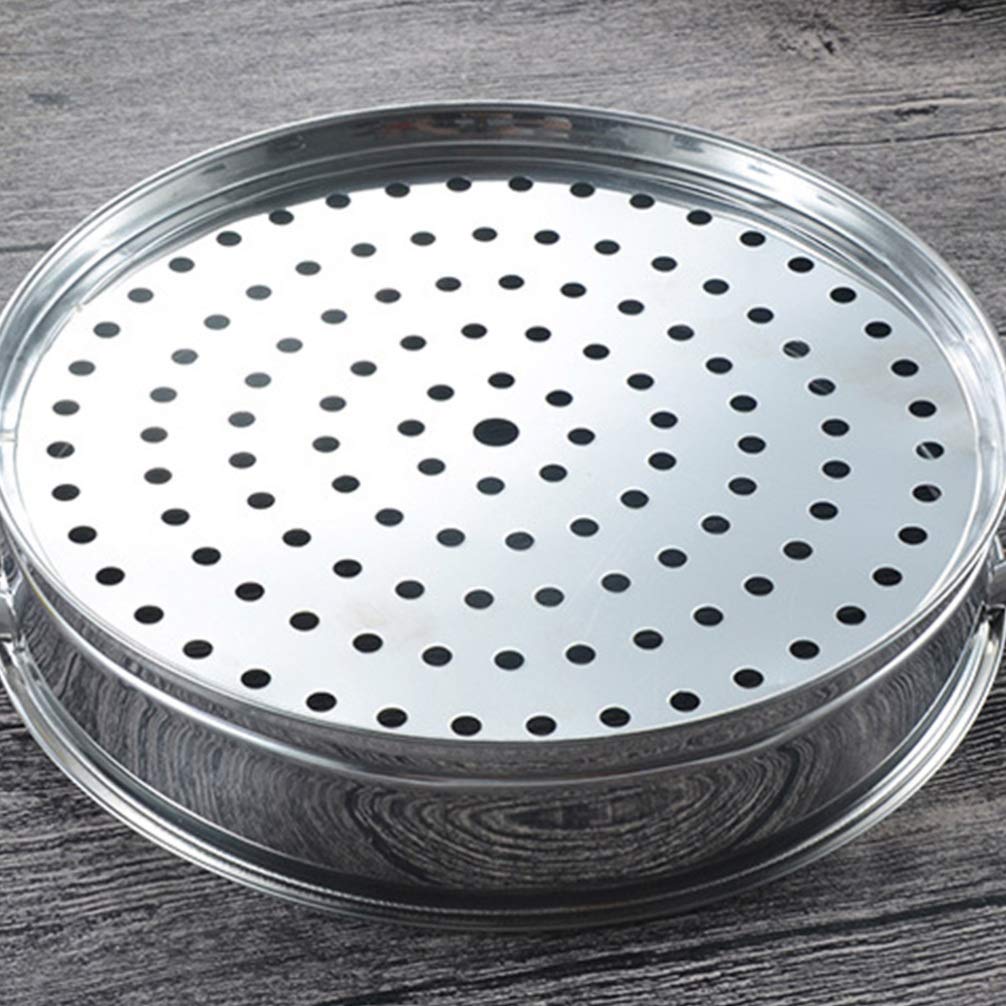 Premium Stainless Steel Steamer Basket for Cooking - 3-Layer Food Steamer Pot for Dumplings, Buns & Vegetables | Healthy Kitchen Cookware for Steaming, Boiling & Meal Prep