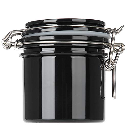 Leak Proof Glue Storage Jar - Black Eyelash Extension Container for Travel & Salon Use