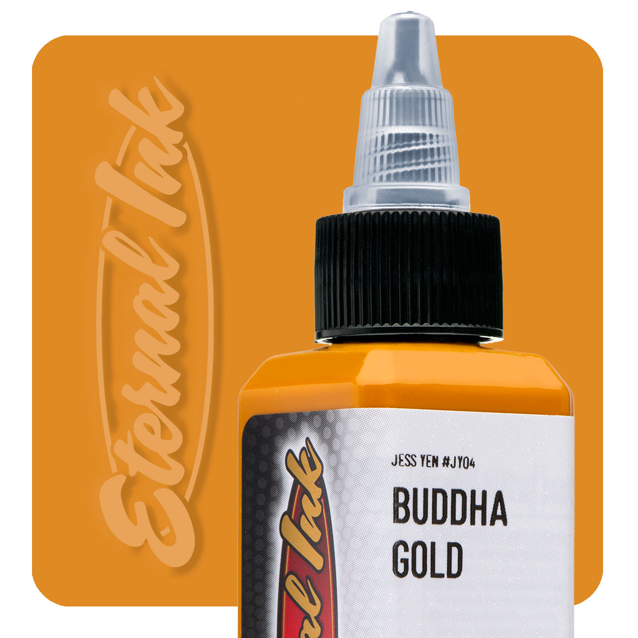 Eternal Jess Yen Buddha Gold Ink 2oz - Premium Gold Calligraphy Ink for Art, Tattoo & Spiritual Practices - Perfect for Buddhist Art, Meditation & Sacred Writing