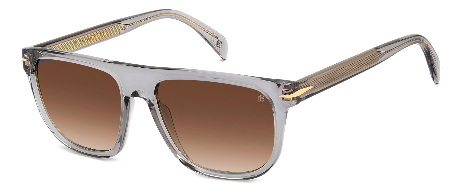 David Beckham DB7111/S Sunglasses - Polarized Aviator Style for Men & Women - Perfect for Driving, Travel & Outdoor Activities