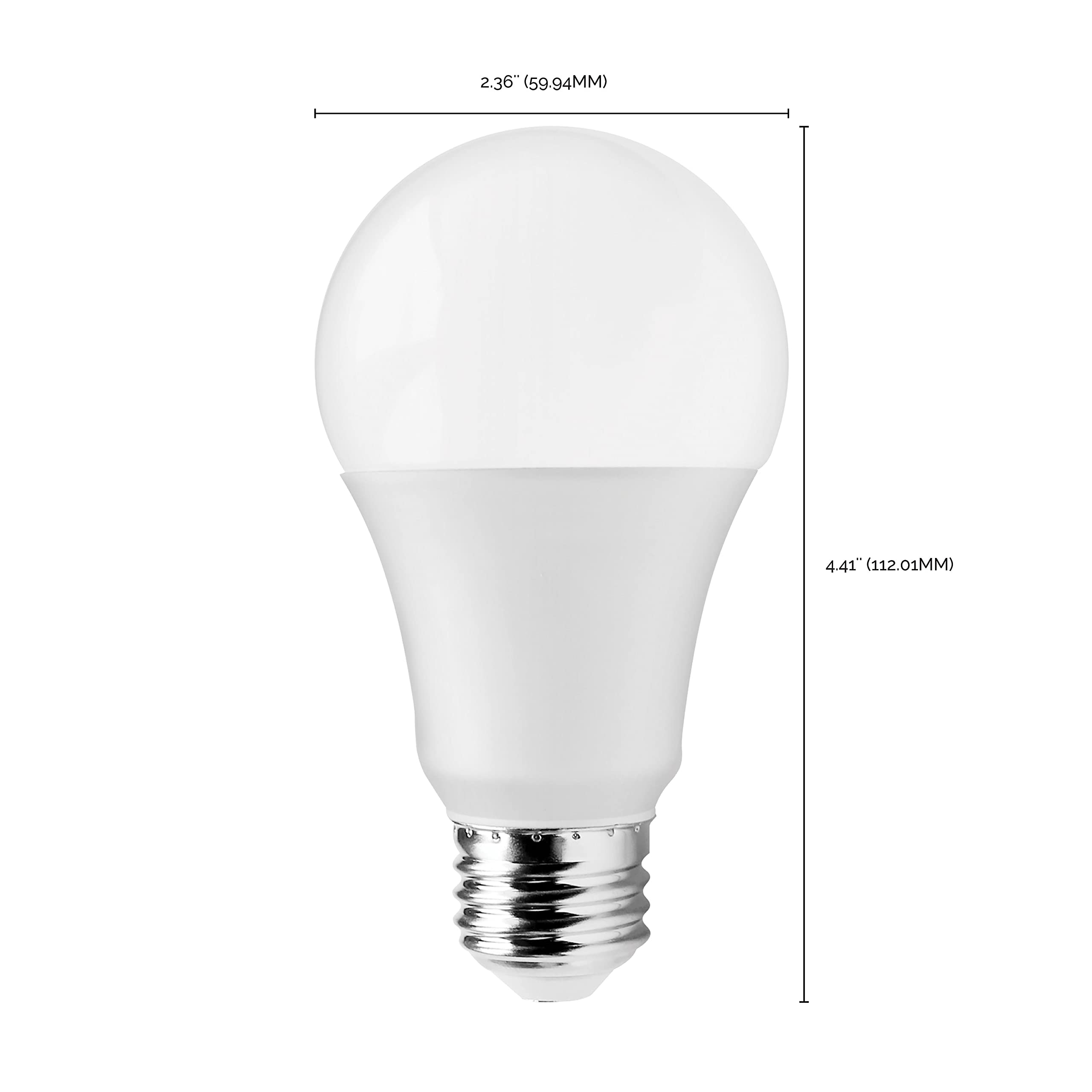 Satco S11437 12-Watt A19 LED Light Bulbs - 75W Equivalent, 3000K Warm White, 1100 Lumens, Energy Efficient, 10-Pack - Perfect for Home, Office, and Commercial Lighting