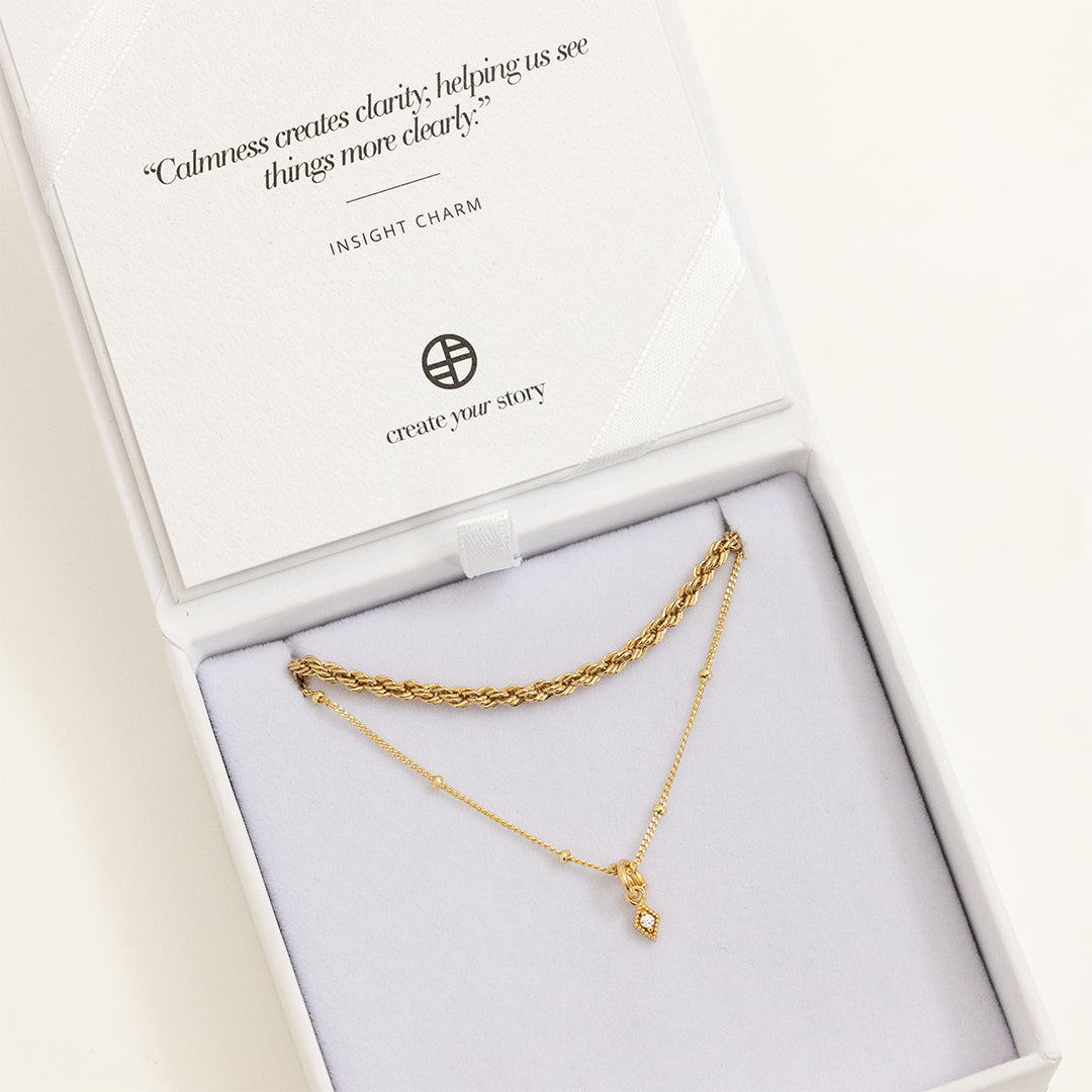 Insight Charm Necklace - Elegant & Meaningful Jewelry for Women | Perfect for Gifts, Daily Wear & Special Occasions